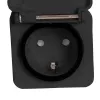 Smart Plug Denver PLO-108 Czarny Zewnętrzny IP44 Przewodowy i Bezprzewodowy