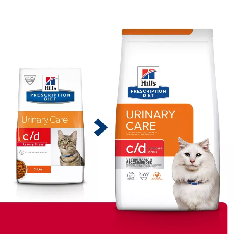 HILL'S PRESCRIPTION DIET Feline c/d Multicare Stress Sucha karma dla kota Chicken 1,5 kg