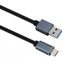 Herweck Helos PREMIUM - Kabel USB - USB Typ A (M) na 24-pin USB-C (M) - USB 3,1 - 1,0 m - czarny (288353)