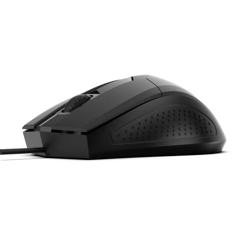 Mysz optyczna USB Focus, 1200 DPI, 3 przyciski i kółko przewijania, czułość 125 Hz, kabel 1,8 m, waga 66 g