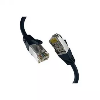 Kabel sieciowy EFB-Elektronik CAT8.1 czarny 1m RJ45 kabel krosowy S/FTP PIMF LSZH 2000MHZ 40GB producent: EFB Elektronik (EC020200301)