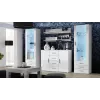 Cama komoda do salonu UNI biały biały/biały połysk