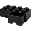Szuflada LEGO Room Copenhagen Brick 8 czarna — szuflada do przechowywania klocków LEGO
