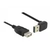 Kabel USB DeLOCK 1m USB 2.0-A na USB 2.0-A czarny