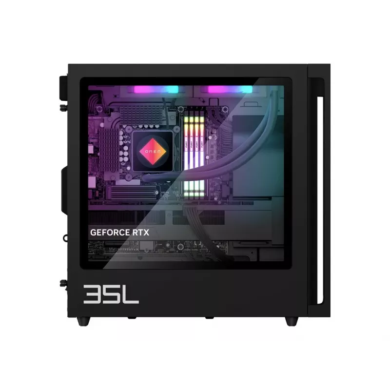 HP OMEN 35L Gaming Desktop GT16-0008ny AMD Ryzen 7 8700G 16GB 1TB RTX 4070 Super 12GB Czarny & Czarny szklany panel przedni W11H