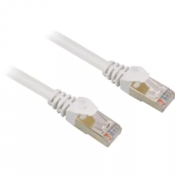 Patch kabel wtyk RJ45 > wtyk RJ45 CAT.6 S/FTP (Biały, 1,5 metra)