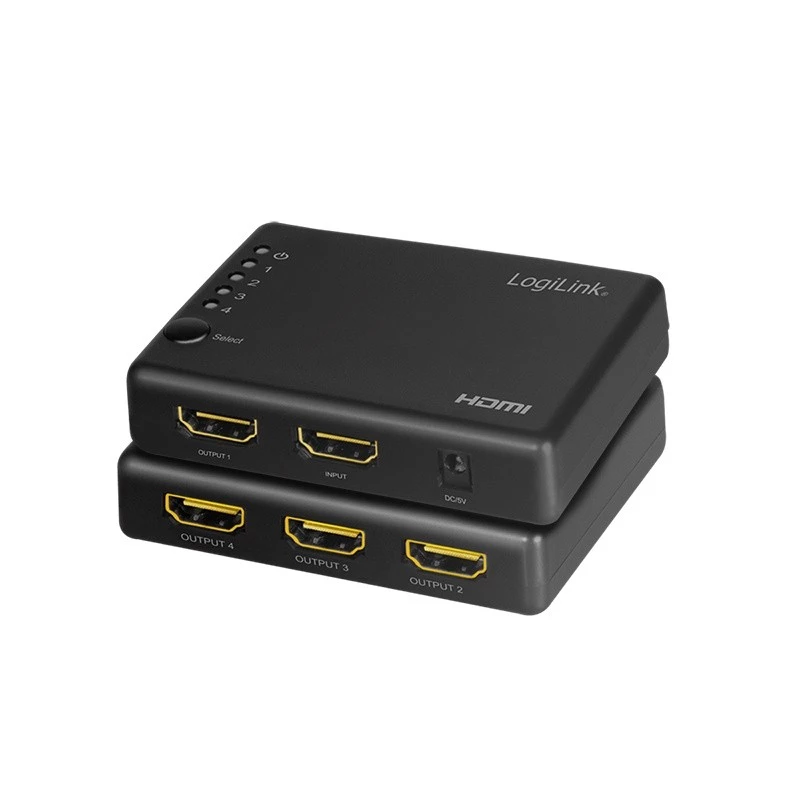 Rozdzielacz HDMI 1x4-port, 4K/30Hz