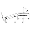Hansgrohe Raindance Select E słuchawka prysznicowa 120 3jet 26520000