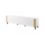 szafka RTV FARO 200x42x52 biały matowy + dąb craft