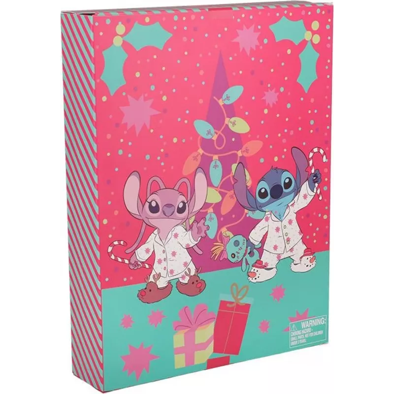 Kalendarz adwentowy Paladone Stitch Artykuły papiernicze 24-dniowy z 24 unikalnymi przedmiotami papierniczymi