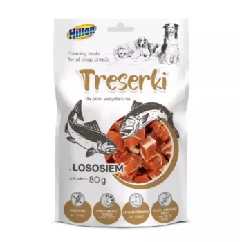 Mokre przysmaki dla psa Hilton z łososiem w saszetce 80 g