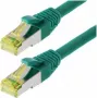 Kabel sieciowy Helos Cat 6a S/FTP 1.5 m zielony