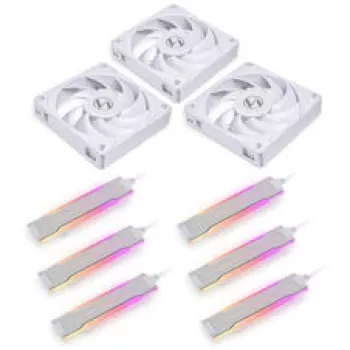 Lian Li UNI FAN P28 120mm ARGB wentylatory obudowy, 3-pak, białe