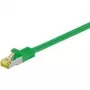 Wentronic GoobayCat.7 Kabel surowy kabel krosowy, S/FTP (PiMF), Zielony, 25 m - LSZH Bezhalogenowy, Miedź, Wtyk RJ45 (91667)