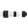 Złączka Alphacool 17471 — mosiężna czarna, Ø22 mm, wysokość 20 mm