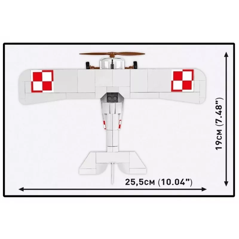 Cobi Zestaw klocków Nieuport 17 C.1 274 elementy model do składania