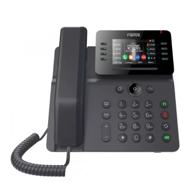 Telefon IP Fanvil V64 Czarny 12 linii LCD Wi-Fi