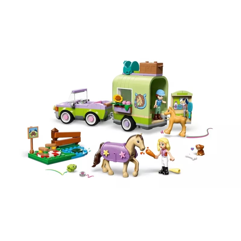 LEGO FRIENDS 42695 Przyczepa dla konia i źrebaka