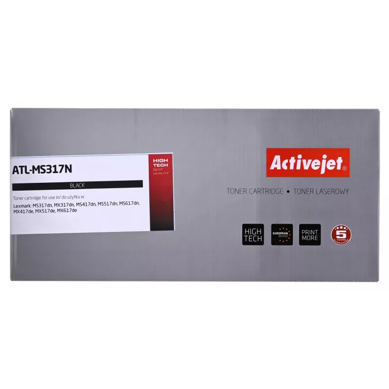 kaseta z tonerem ActiveJet zamiennik do Lexmark 51B2000 czarny, 2500 stron, pojedyncze opakowanie
