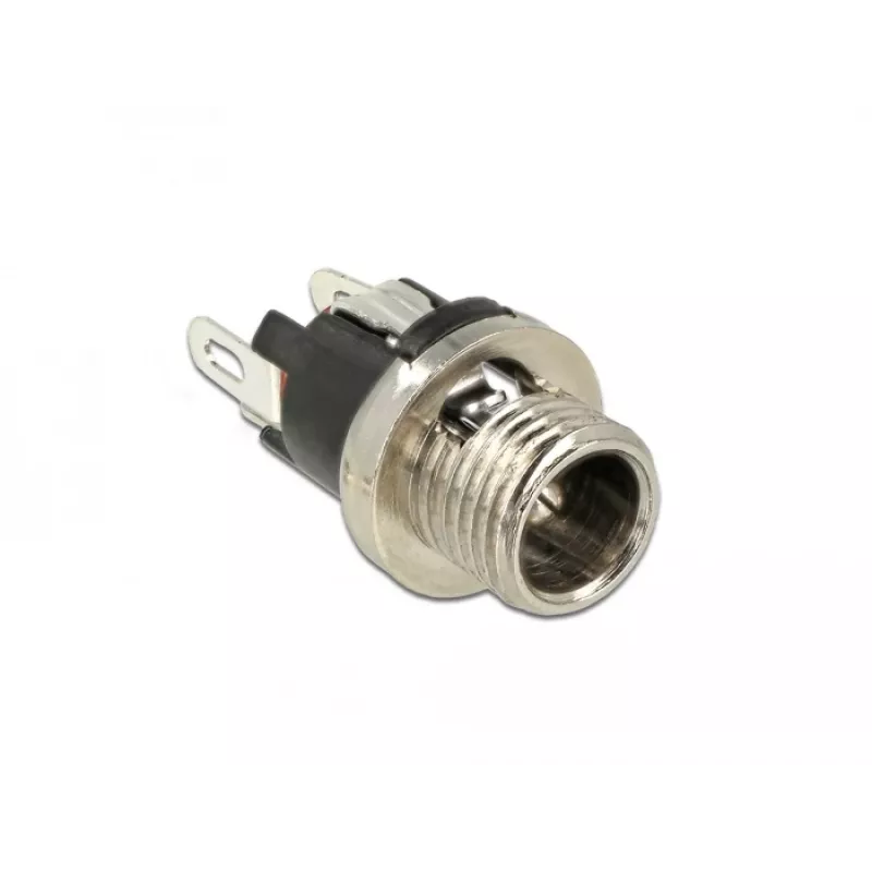 Złącze przewodowe DeLOCK 89910 DC Czarny Nickel