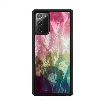 Etui ochronne iKins do Samsung Galaxy Note 20 — czarny kwiat wodny