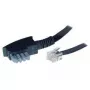 S/CONN 3m TAE-N - RJ12 Czarny Przezroczysty ShiverPeaks