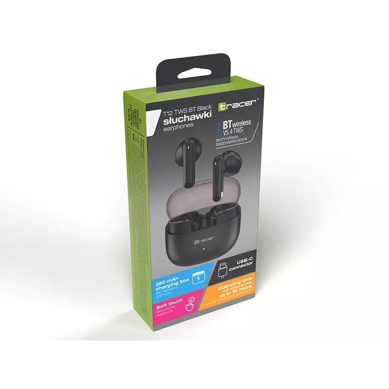 Tracer 47783 T12 TWS BT Czarny