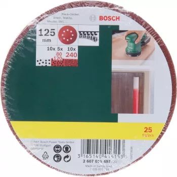 Bosch 2 607 019 497 akcesorium do szlifierki 25 szt. Arkusz ścierny