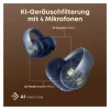 ANKER Soundcore AeroClip niebieskie otwarte słuchawki clip-ear Hi-Res Sound LDAC NC IP55 rozmowy telefoniczne wspomagane AI