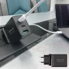 Ładowarka sieciowa Tellur TLL151451 65W, 3-portowa (2x USB-C, 1x USB-A)