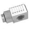 Adapter Barrow 90° G1/4 IG na G1/4 IG, model FBFTWT90-V2 S, srebrny, złączka obrotowa do chłodzenia cieczą