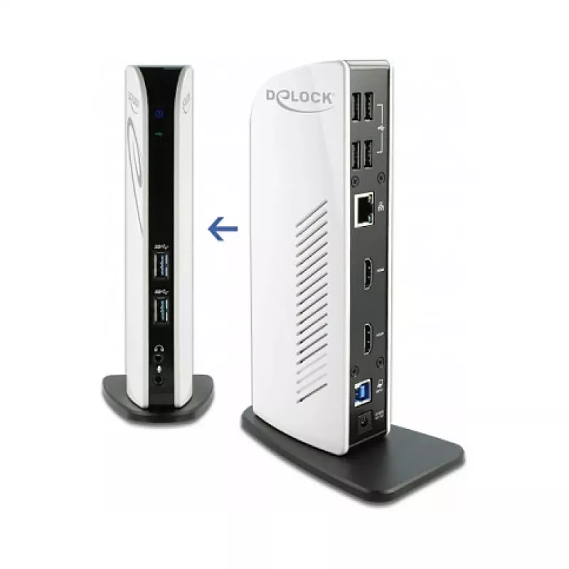 Stacja dokująca USB DeLOCK 87771 Dual HDMI Full-HD USB 3.2 LAN Audio