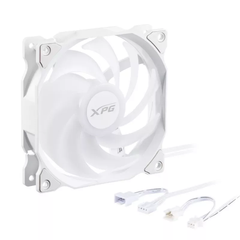 XPG VENTO 120 ARGB PWM (3szt.) Biały, Wentylator, 12 cm, 300 RPM, 1850 RPM, Biały