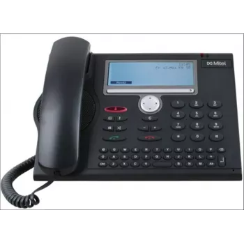 Cyfrowy telefon biurkowy MITEL MiVoice 5380 (model 20350886) — wyświetlacz o dużej pojemności, klawisze programowalne