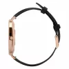 Smartwatch skórzany Garett Verona Gold-Czarny