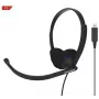 Słuchawki Koss CS200 USB, przewodowe, nauszne, połączenia/muzyka, USB Type-A, czarne
