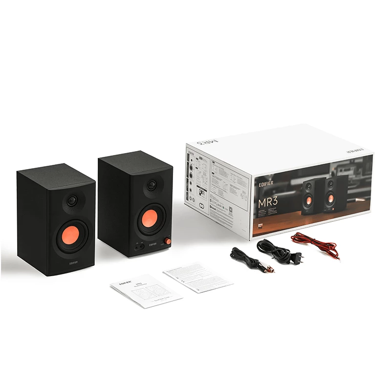 Edifier | Aktywne monitory studyjne | MR3 | 18W x 2 | Bluetooth | Czarny | ≥ 85 dB | Połączenie bezprzewodowe