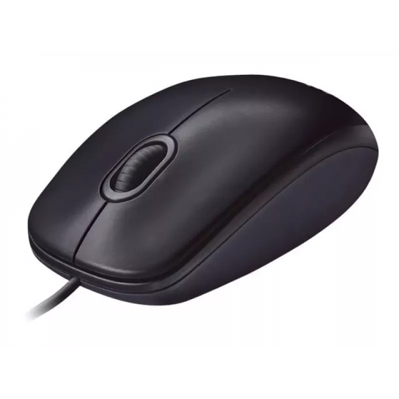 Logitech M90 przewodowa mysz optyczna biurowa — 1000 DPI, symetryczna, USB Type-A, czarna