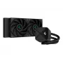 Zintegrowany układ chłodzenia cieczą DeepCool LS520S — wentylatory 120 mm, 500–2250 RPM, czarny, obsługuje LGA1700/AM5/TR4