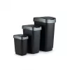 Waste bin Rotho Twist 50 L rectangular polypropylene, 50 L, 602×298×401 mm, Czarny