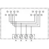Gniazdo wtykowe ShiverPeaks S/CONN maximum connectivity 2 x 8/8 (4) równoległe ISDN metalowa rama montaż podtynkowy (74231-4)