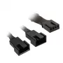 Kabel rozdzielacz PWM Kolink 1-na-2, 35 cm w oplocie czarny, model PGW-AC-KOL-111