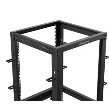 Stojący stelaż Lanberg OR01-6115-B 15U Czarny 600 kg nośność