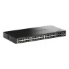 D-Link 52-portowy zarządzalny przełącznik stackowalny Gigabit Smart z 4 portami 10G SFP+
