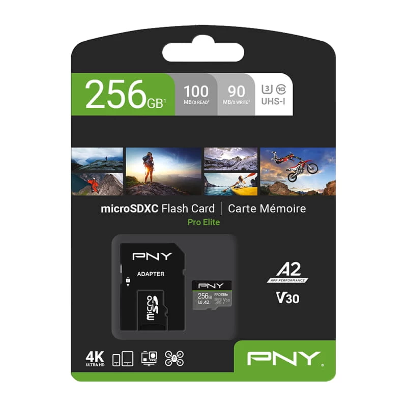 MicroSDXC 256 GB P-SDU256V32100PRO-GE