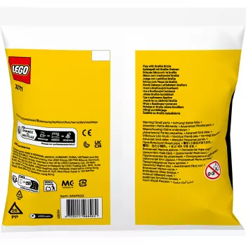 Zestaw edukacyjnych klocków do pisania LEGO 30711 — dotykowe klocki do nauki wczesnego pisania i opowiadania historii