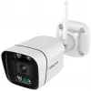 Foscam V8P Wi-Fi Kamera monitorująca Biała 8MP (3840x2160), Dwuzakresowe Wi-Fi, wbudowany reflektor i syrena alarmowa (V8P-W)