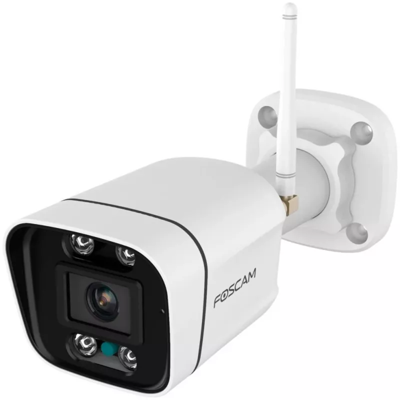 Foscam V8P Wi-Fi Kamera monitorująca Biała 8MP (3840x2160), Dwuzakresowe Wi-Fi, wbudowany reflektor i syrena alarmowa (V8P-W)