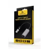 Adapter sieciowy Gigabit USB 3.1 Type-C Gembird A-USB3AC-LAN-01 — 1× RJ-45, 1000 Mb/s, USB 3.2 Gen 1, obudowa metalowa, szary