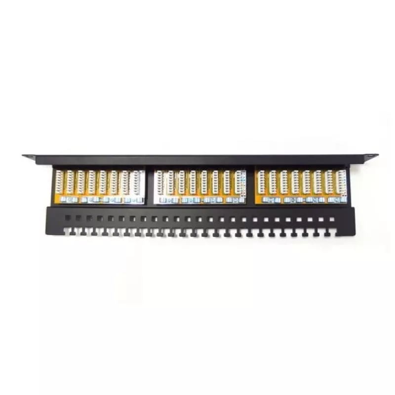 DIGITUS Professional DN-91624U - Patch Panel - RJ-45 X 24 - Schwarz, RAL 9005 - 1U (19)